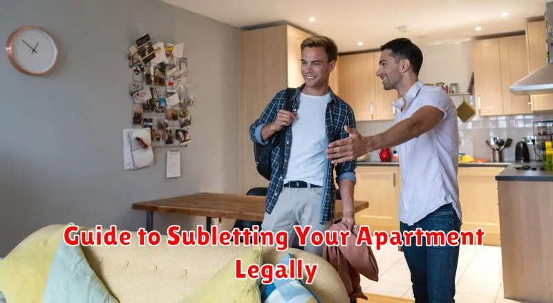 Guide to Subletting Your Apartment Legally