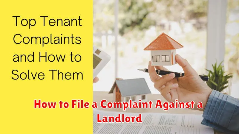 How to File a Complaint Against a Landlord