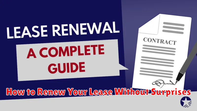 How to Renew Your Lease Without Surprises