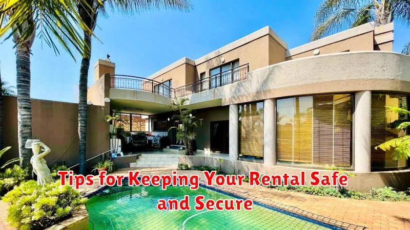 Tips for Keeping Your Rental Safe and Secure