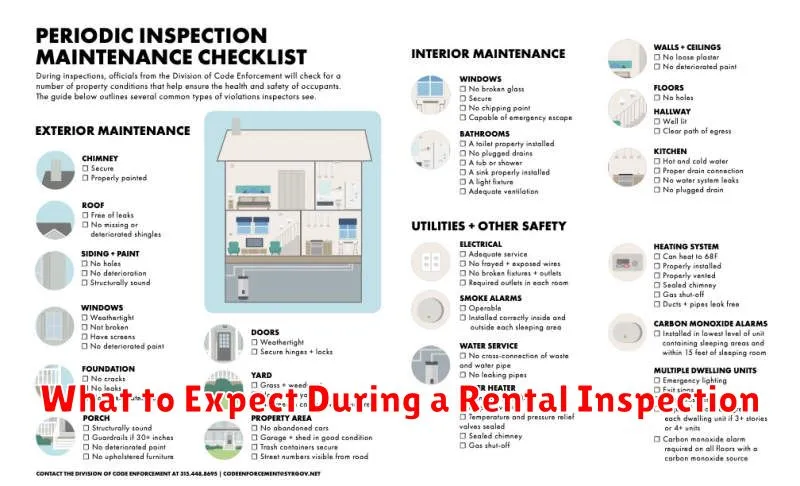 What to Expect During a Rental Inspection